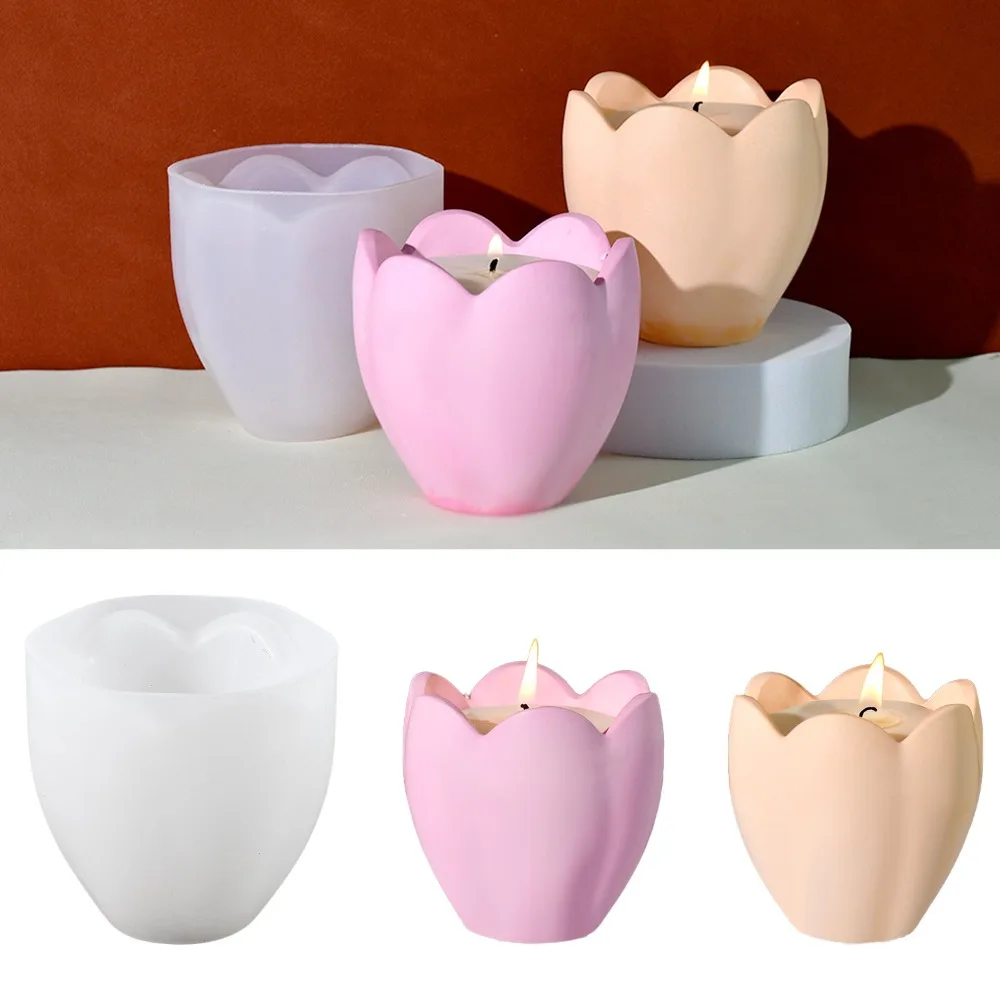 Flower Preservation Resin - Portavelas de tulipán, moldes de silicona,