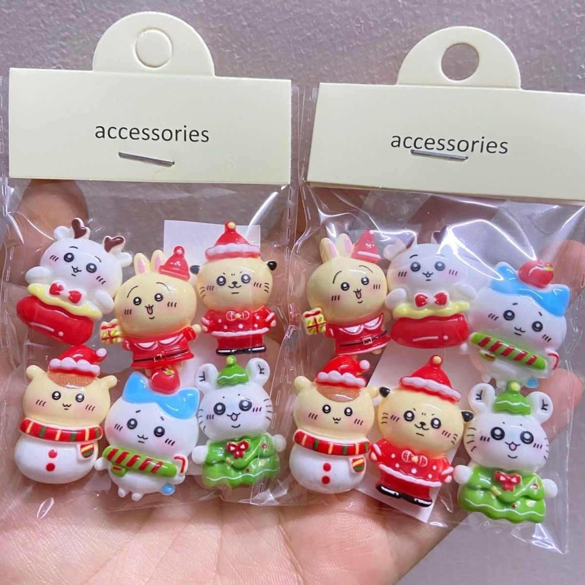 Crafting Resin - Pegatinas Removibles de Resina Chiikawa de