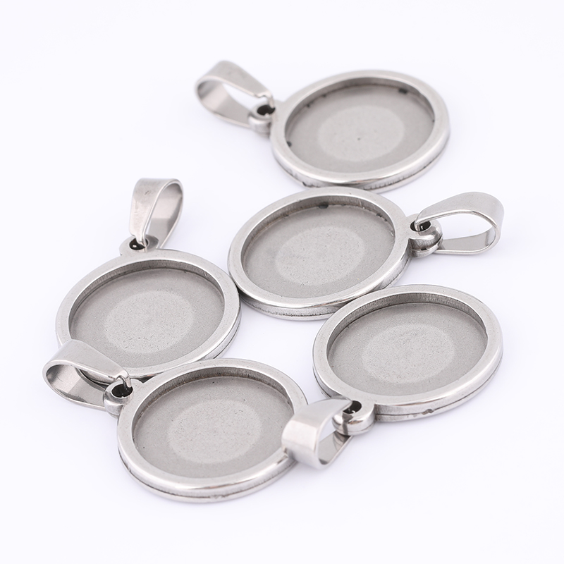 Bezels Set Pendant - 10 Uds. De ajustes de Base