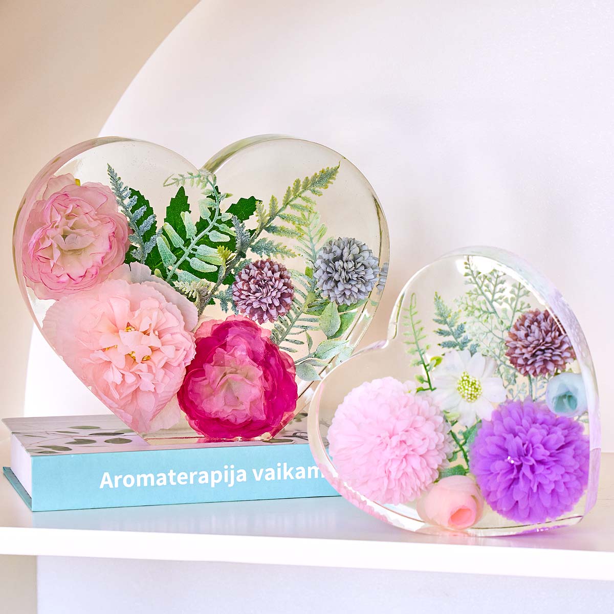 Molde de silicona grande con f - Resin Craft Ideas reseña y precio