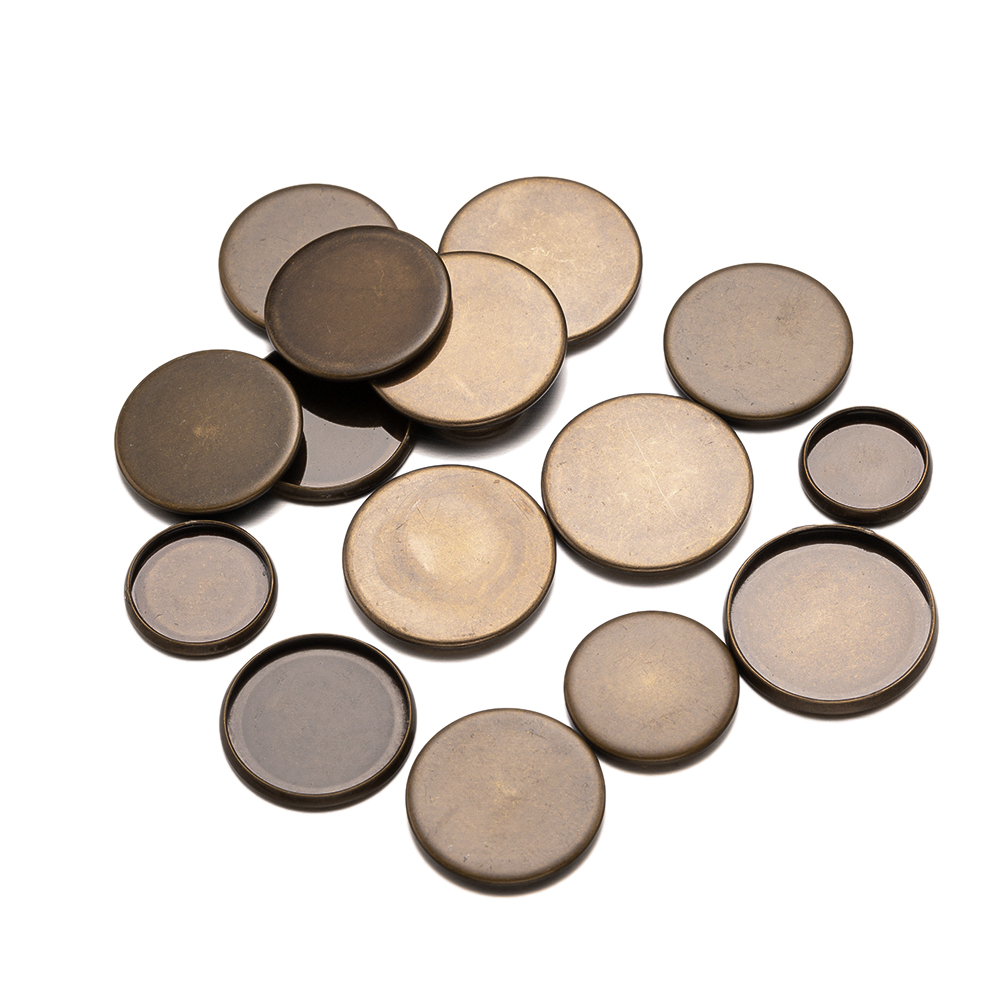 Bandejas redondas planas de br - Bezels Set Pendant reseña y precio