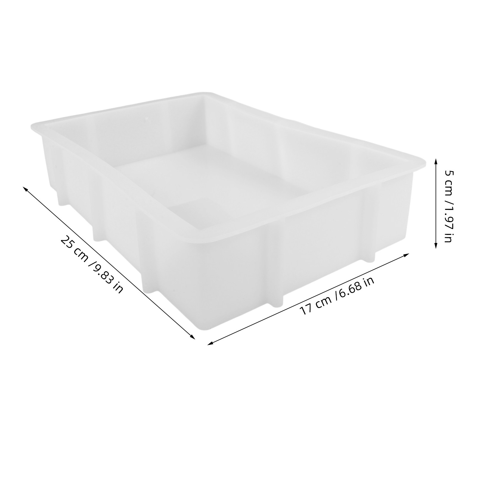 Molde de silicona rectangular  - Flower Preservation Resin reseña y precio