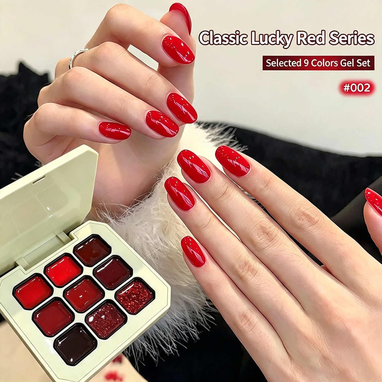 Gel de Uñas Sólido Rojo Clásic - Resin Glitter Pack reseña y precio