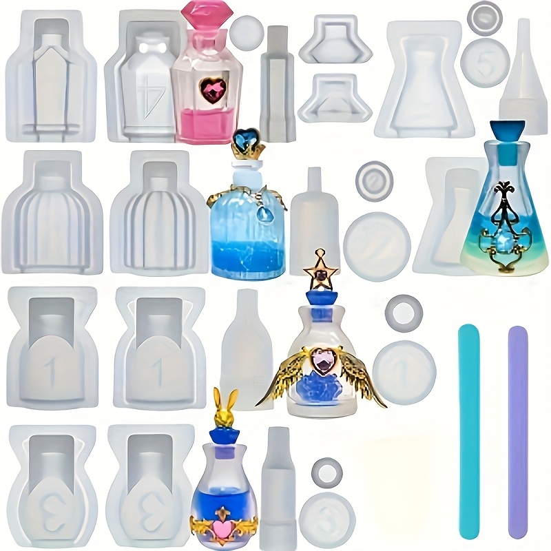 Un Juego de 5 Moldes de Silico - Resin Jewelry Kit reseña y precio