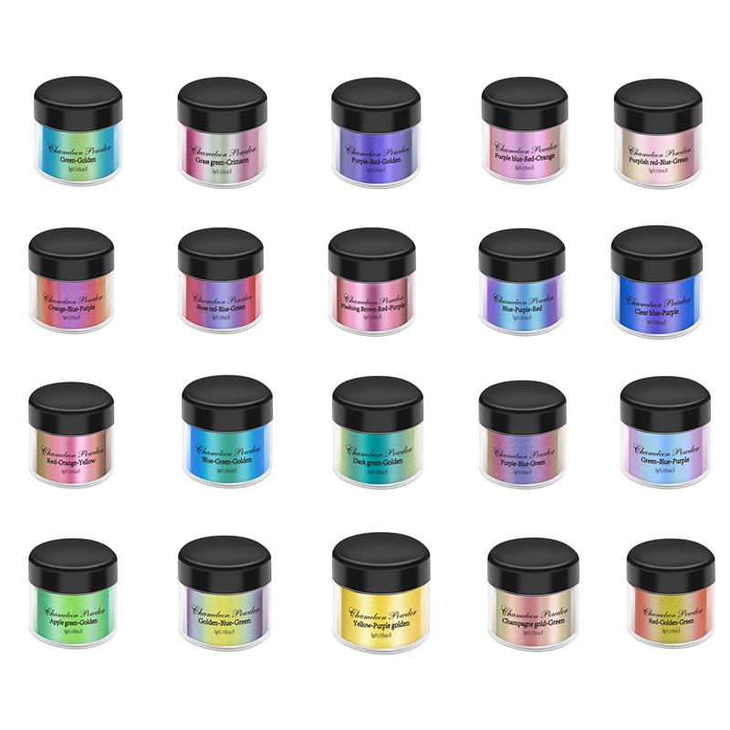 Pigmento de resina Camaleón de - Resin Pigment Set reseña y precio