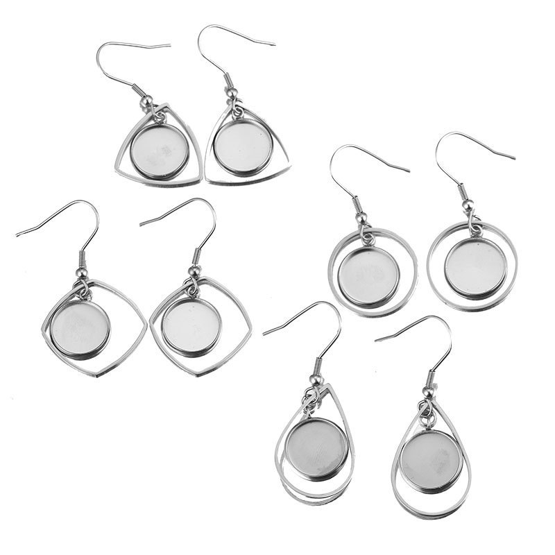 Bandeja de acero inoxidable co - Bezels Set Pendant reseña y precio