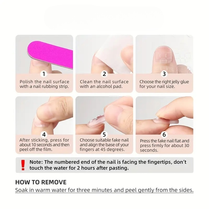 10 Uñas Postizas Cortas Cuadra - Resin Craft Material reseña y precio